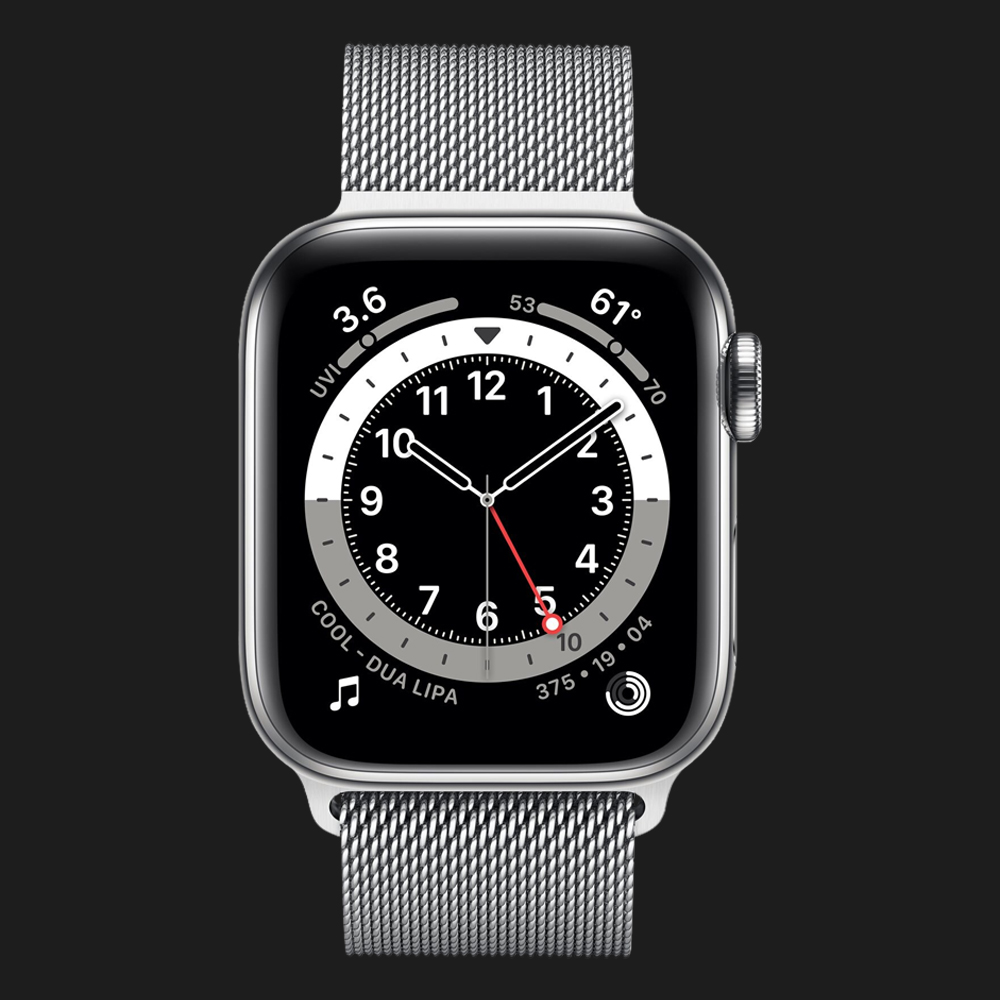 Apple Watch Series 6 40mm Silver with Silver Milanese Loop (M02V3, M06U3)
